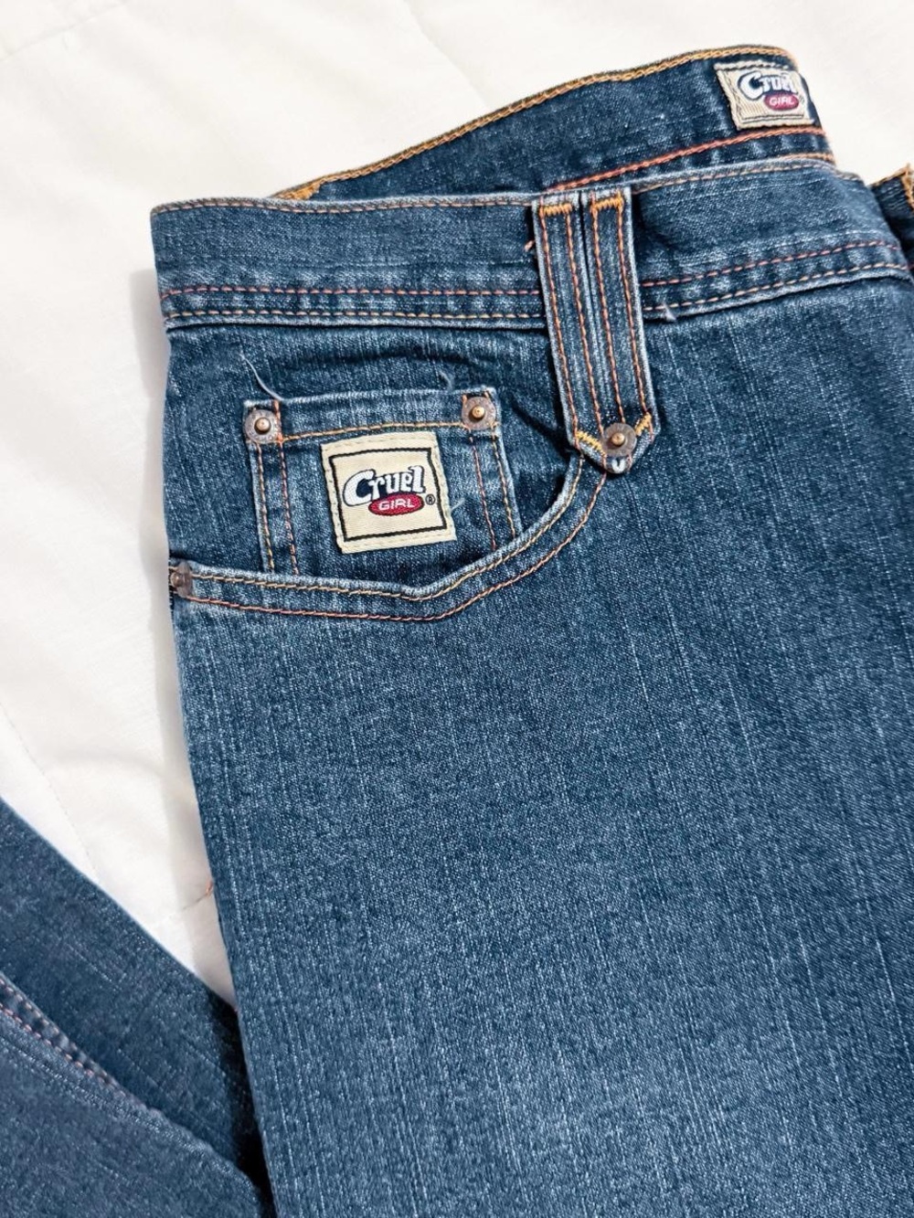Cruel Girl y2k low-mid rise flare jeans - Picture 2 of 6